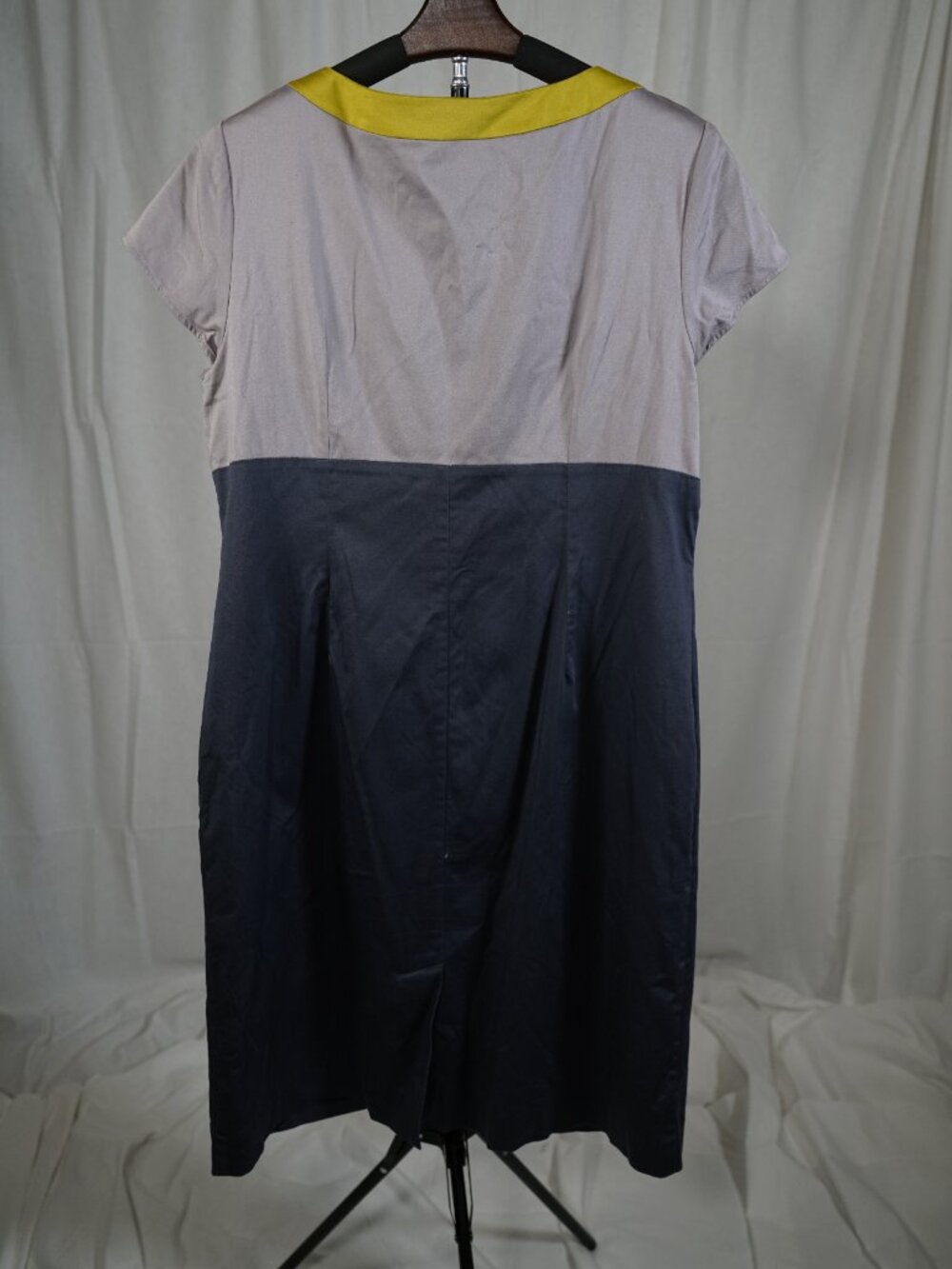 Boden Embellished Colorblock Cotton Dress US 12 Work Party Statement - Picture 5 of 8